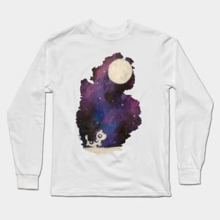 Caterpiller and The Moon Long Sleeve T-Shirt